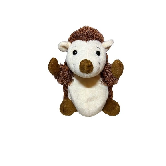 Sugarloaf Creations Plush 7” Hedgehog Brown Stuffed‎ Animal Toy Brown - Picture 1 of 9